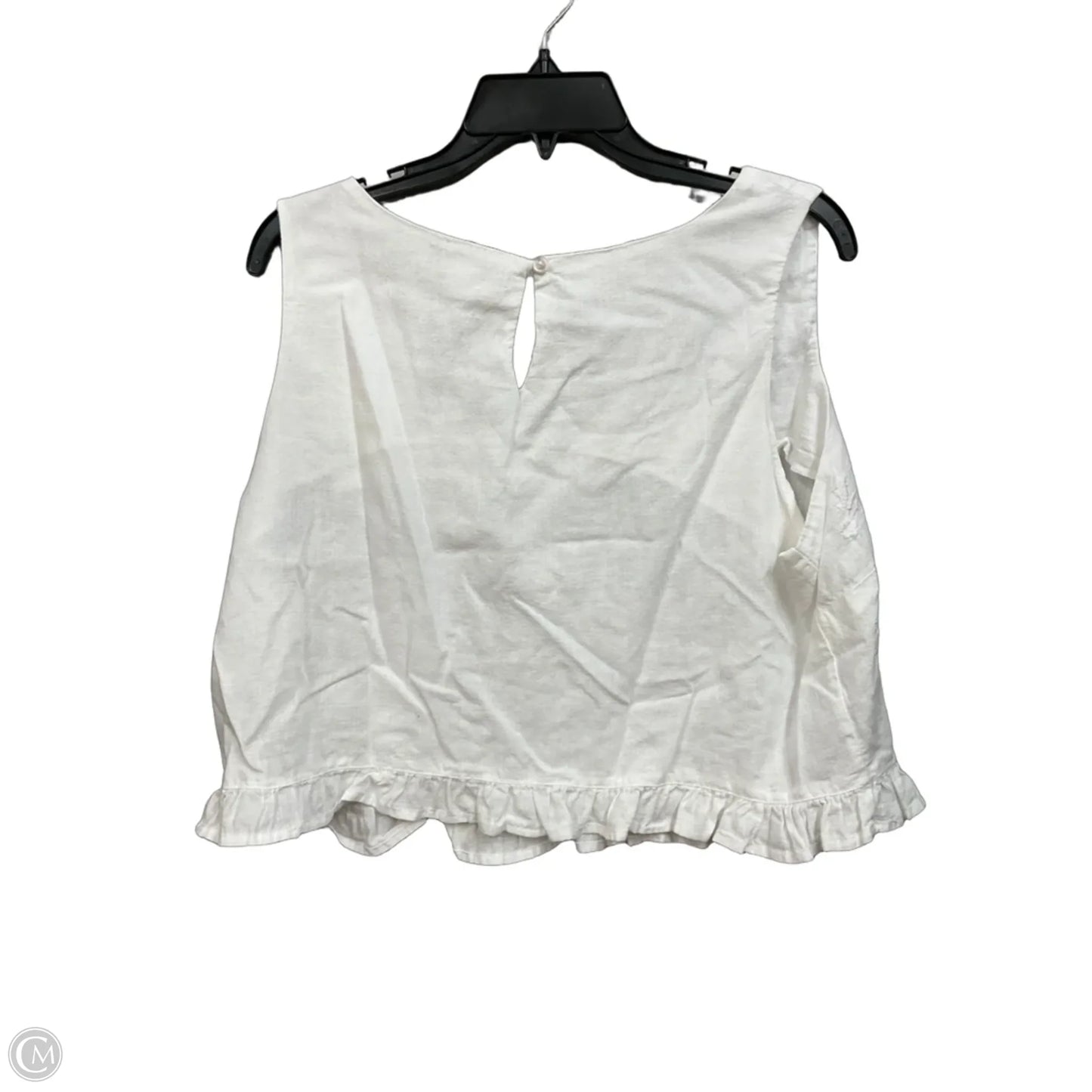 Top Sleeveless By And Now This In White, Size: Xl