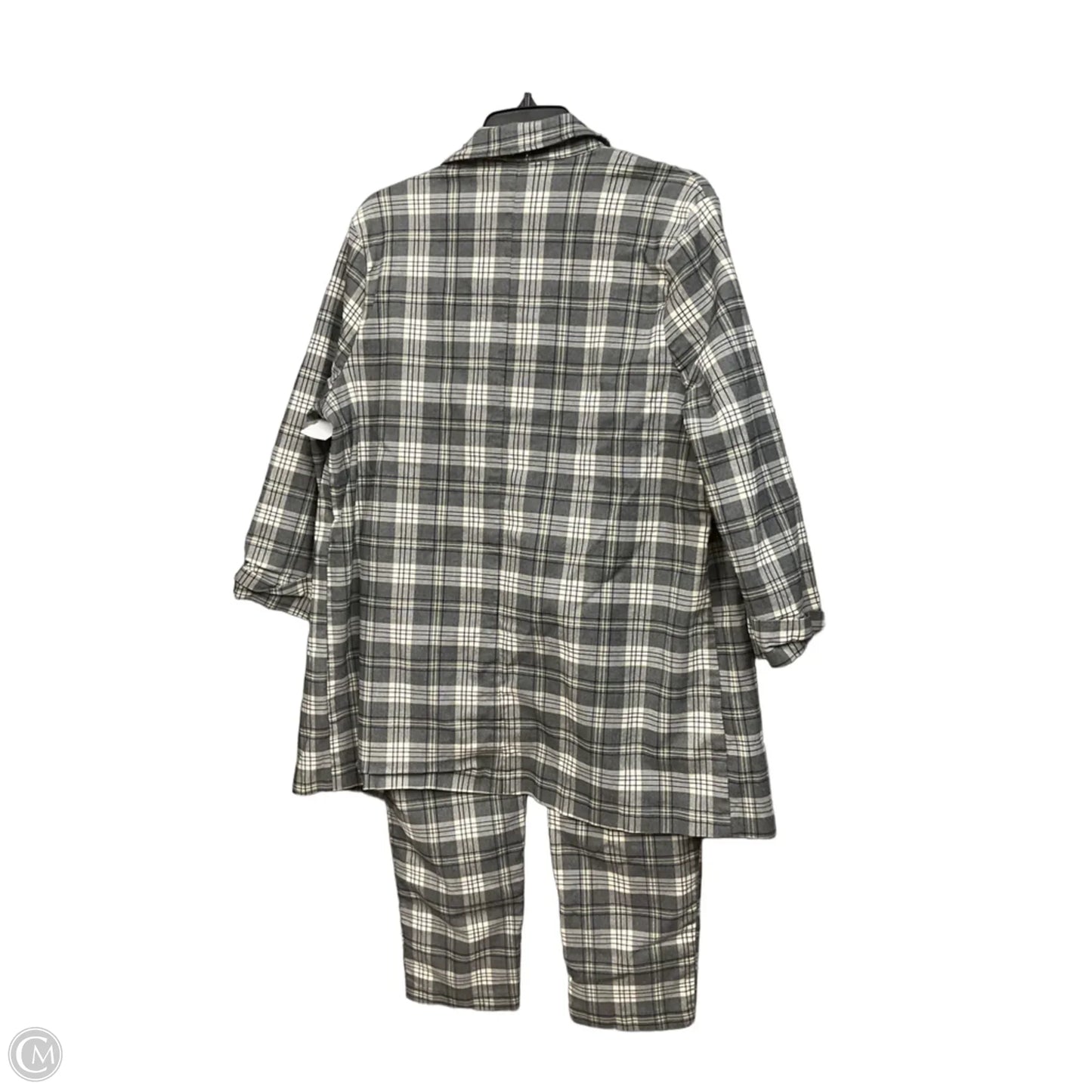 Pants Set 2pc By Cato In Grey, Size: Xl