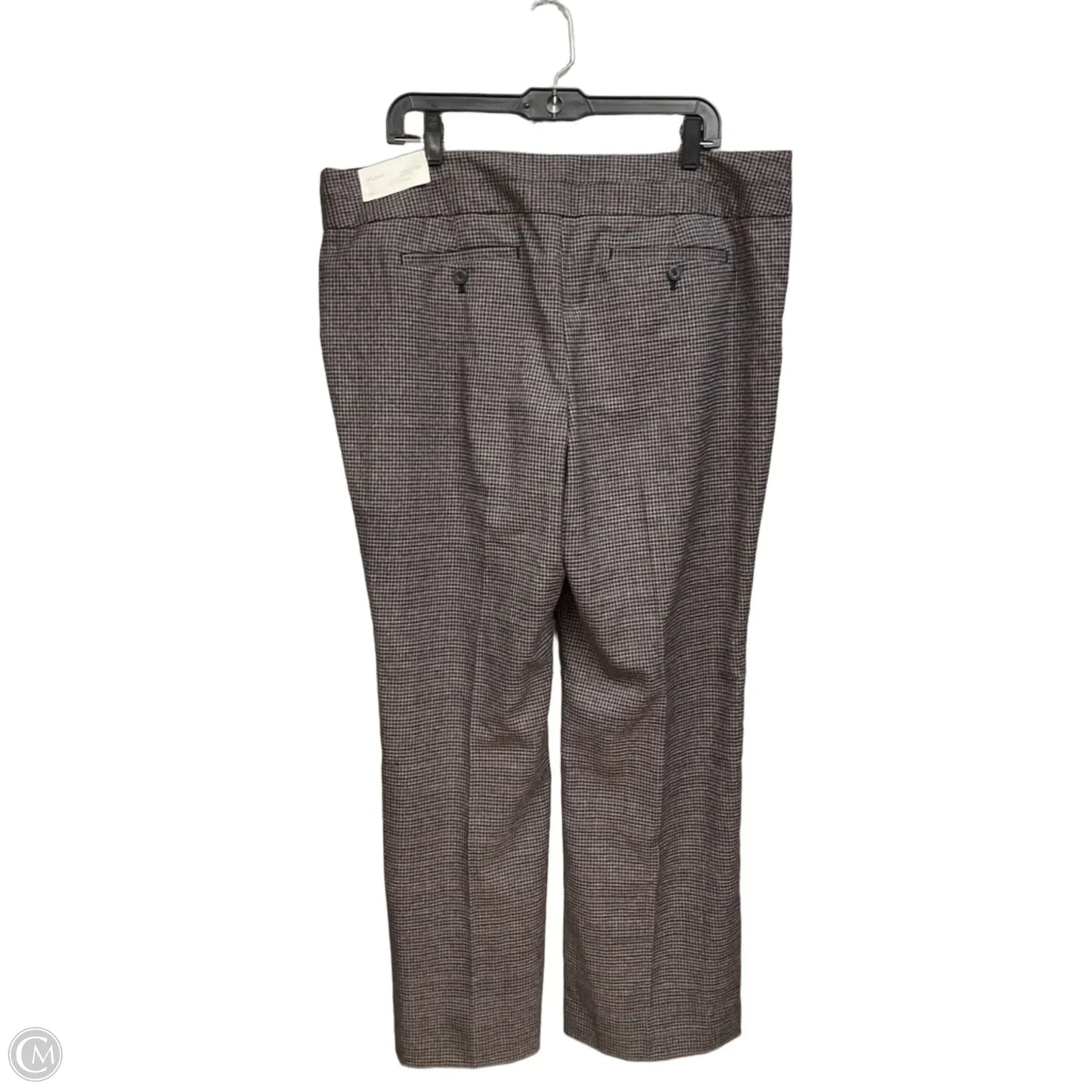 Pants Dress By Loft In Plaid Pattern, Size: 16