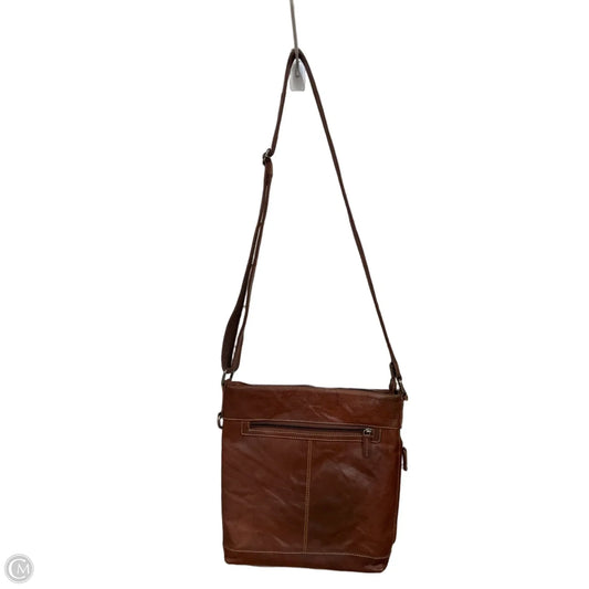 Crossbody Leather By Clothes Mentor, Size: Medium