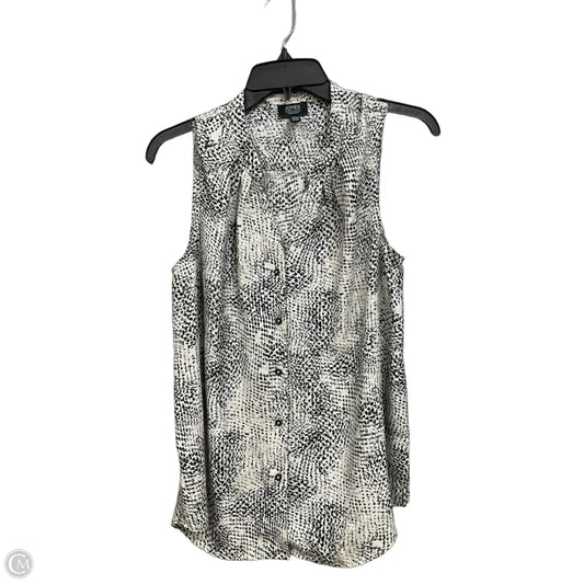 Blouse Sleeveless By Jones New York In Multi-colored, Size: M