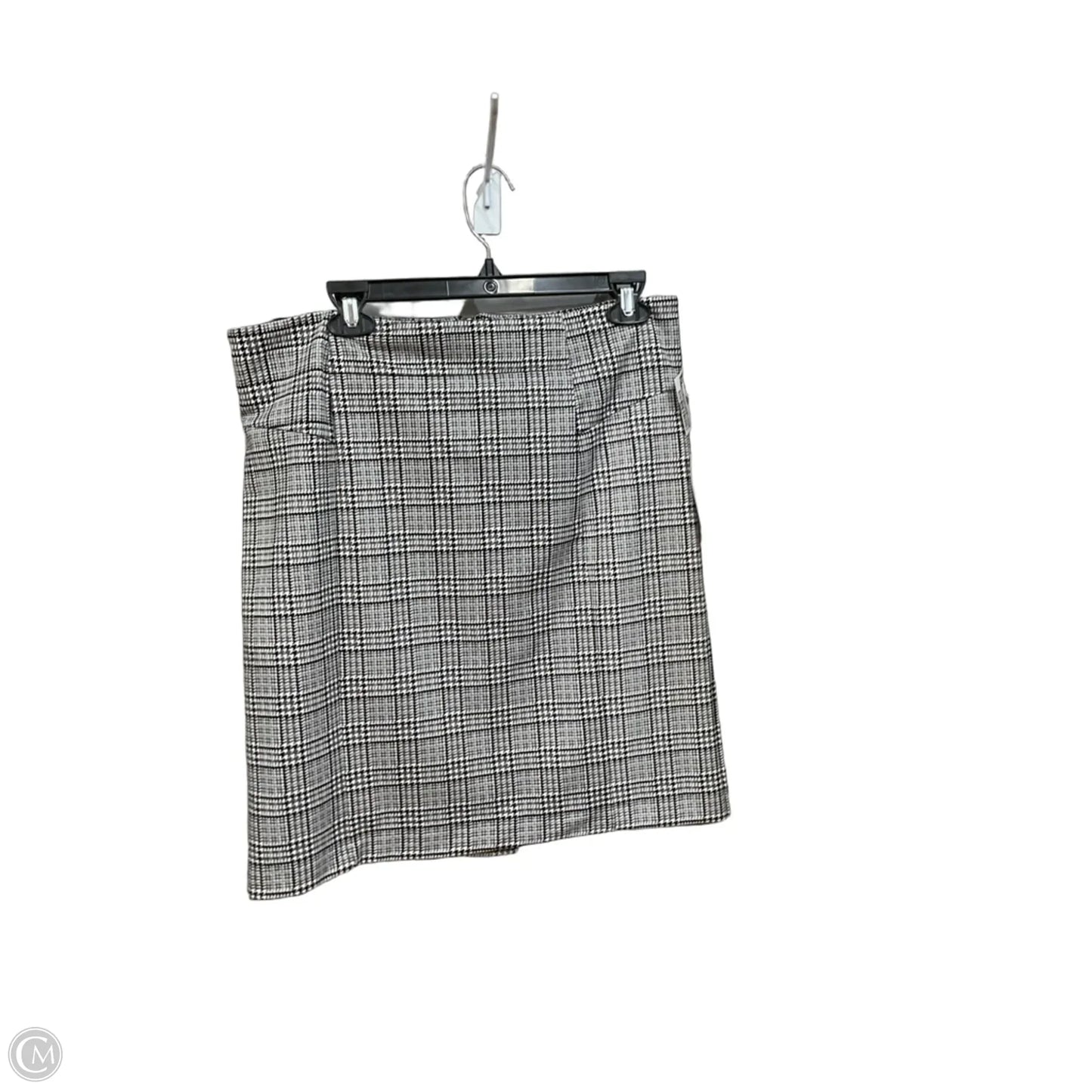 Skirt Midi By Michael By Michael Kors In Checkered Pattern, Size: 12