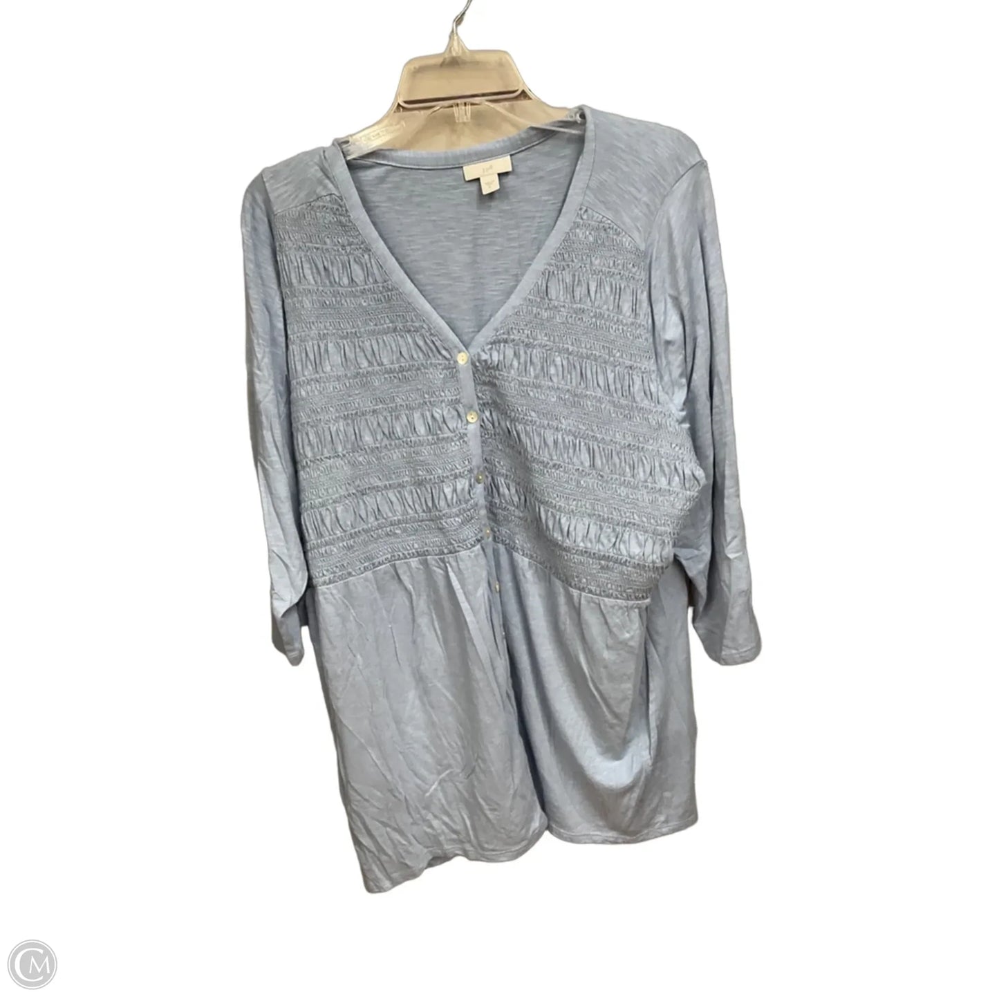 Top Long Sleeve By J. Jill In Blue, Size: Xl
