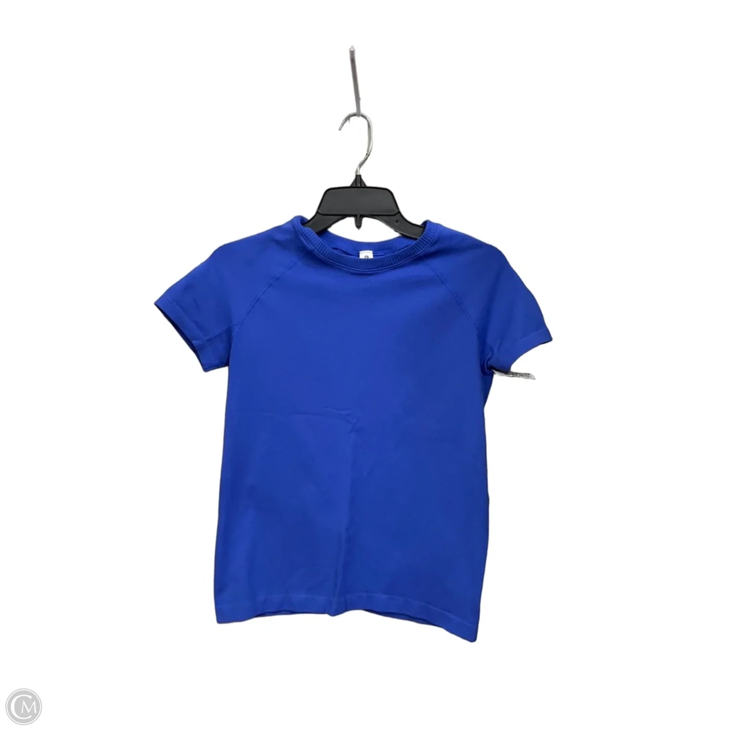 Athletic Top Short Sleeve By 90 Degrees By Reflex In Blue, Size: S