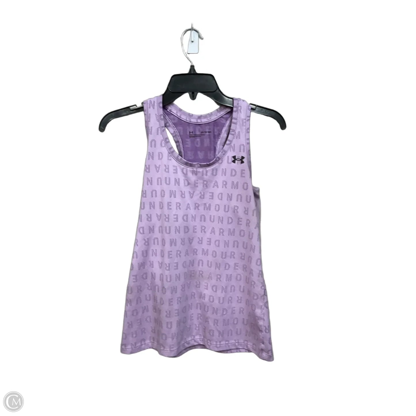 Athletic Tank Top By Under Armour In Purple, Size: Xs