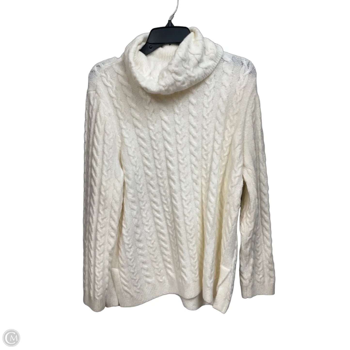 Sweater By Talbots In Cream, Size: Xlp