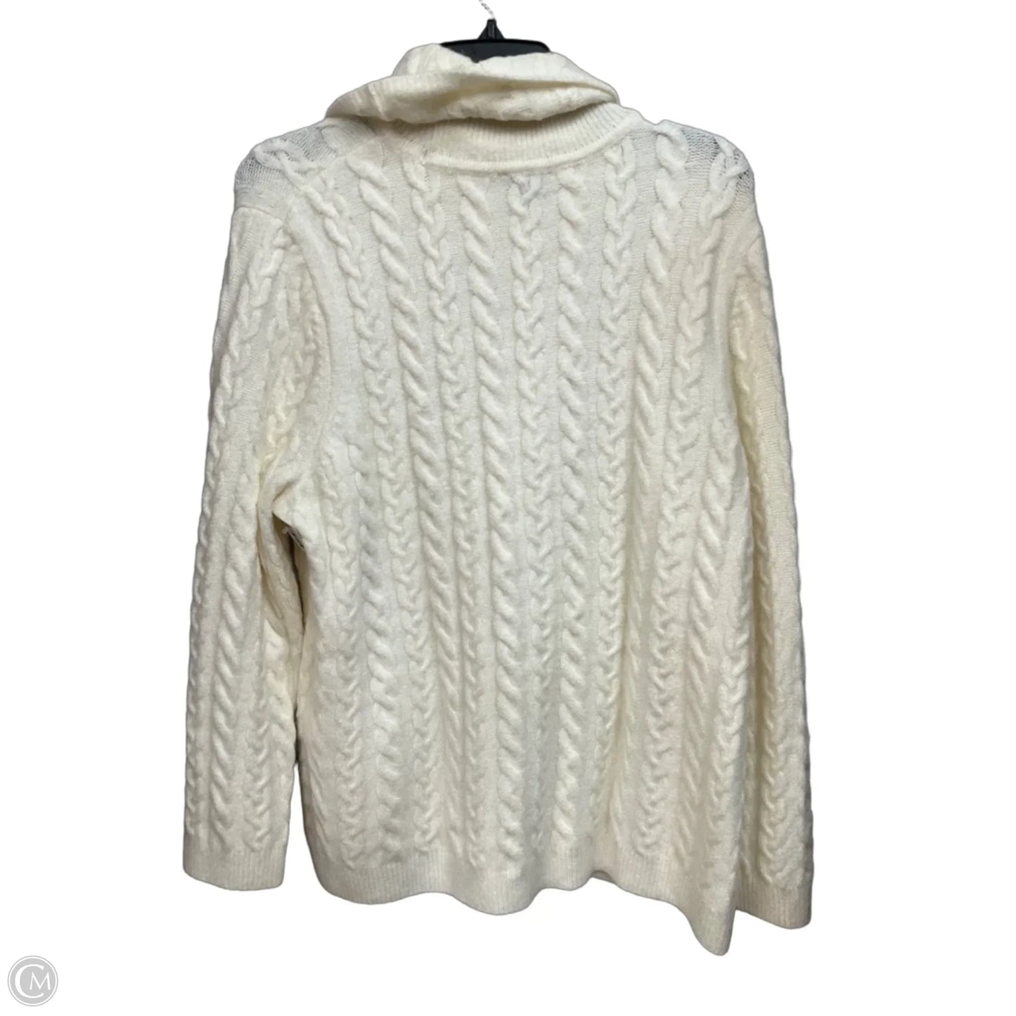 Sweater By Talbots In Cream, Size: Xlp