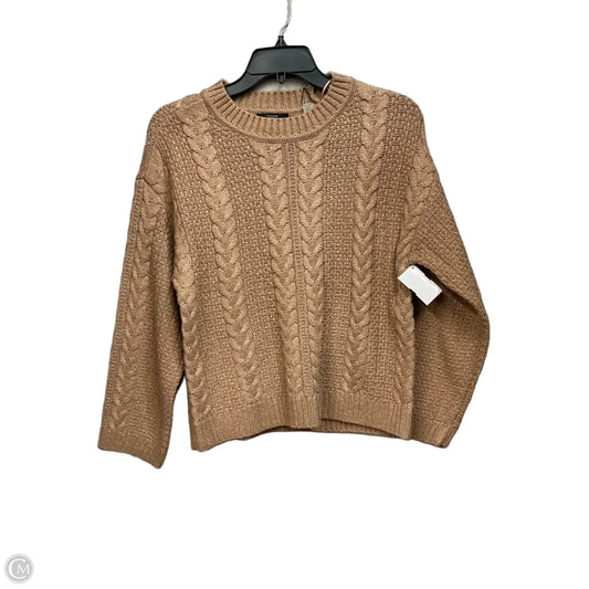 Sweater By Tahari In Tan, Size: Xs