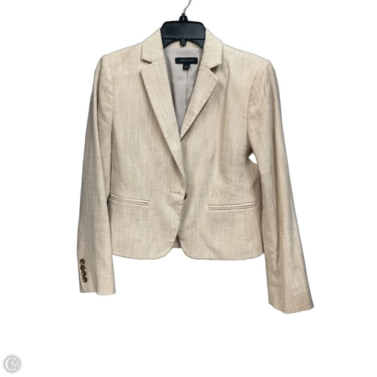 Blazer By Ann Taylor In Tan, Size: Xs