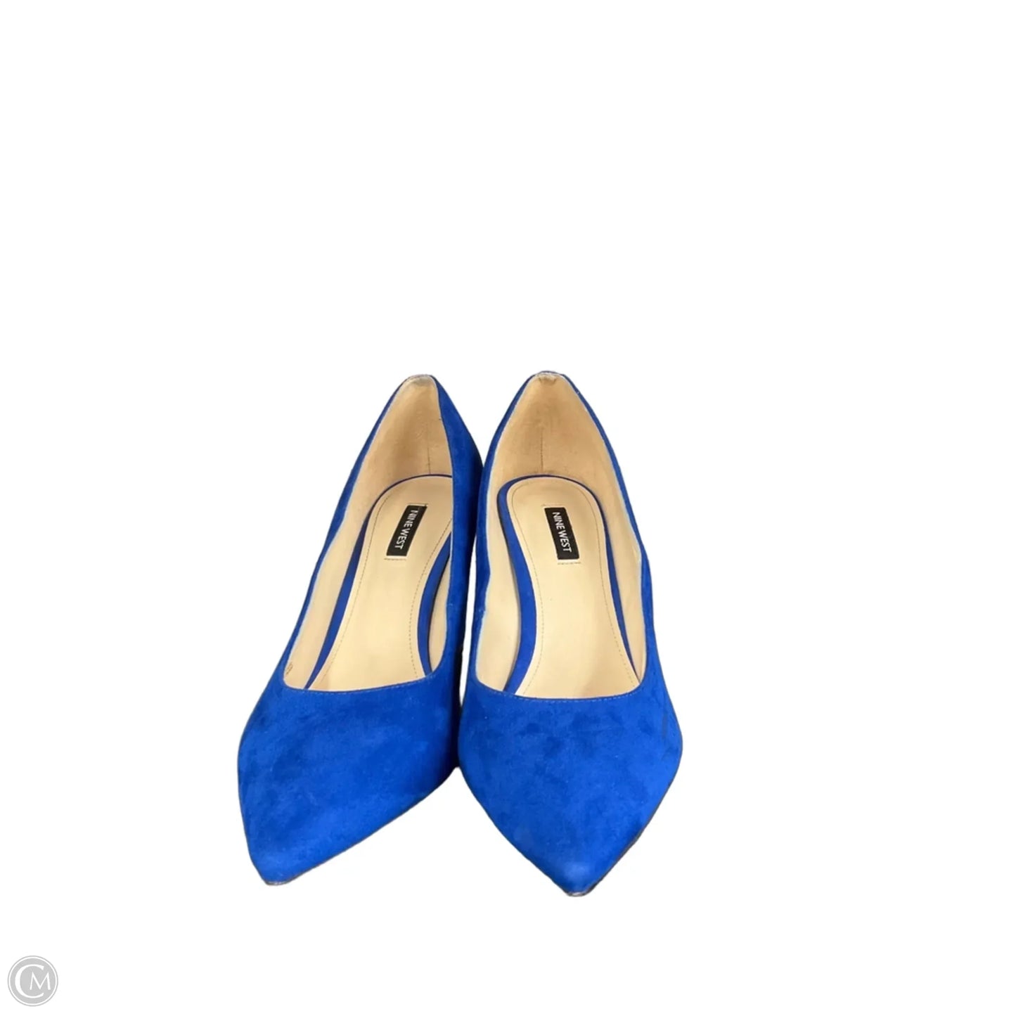 Shoes Heels Block By Nine West In Blue, Size: 11