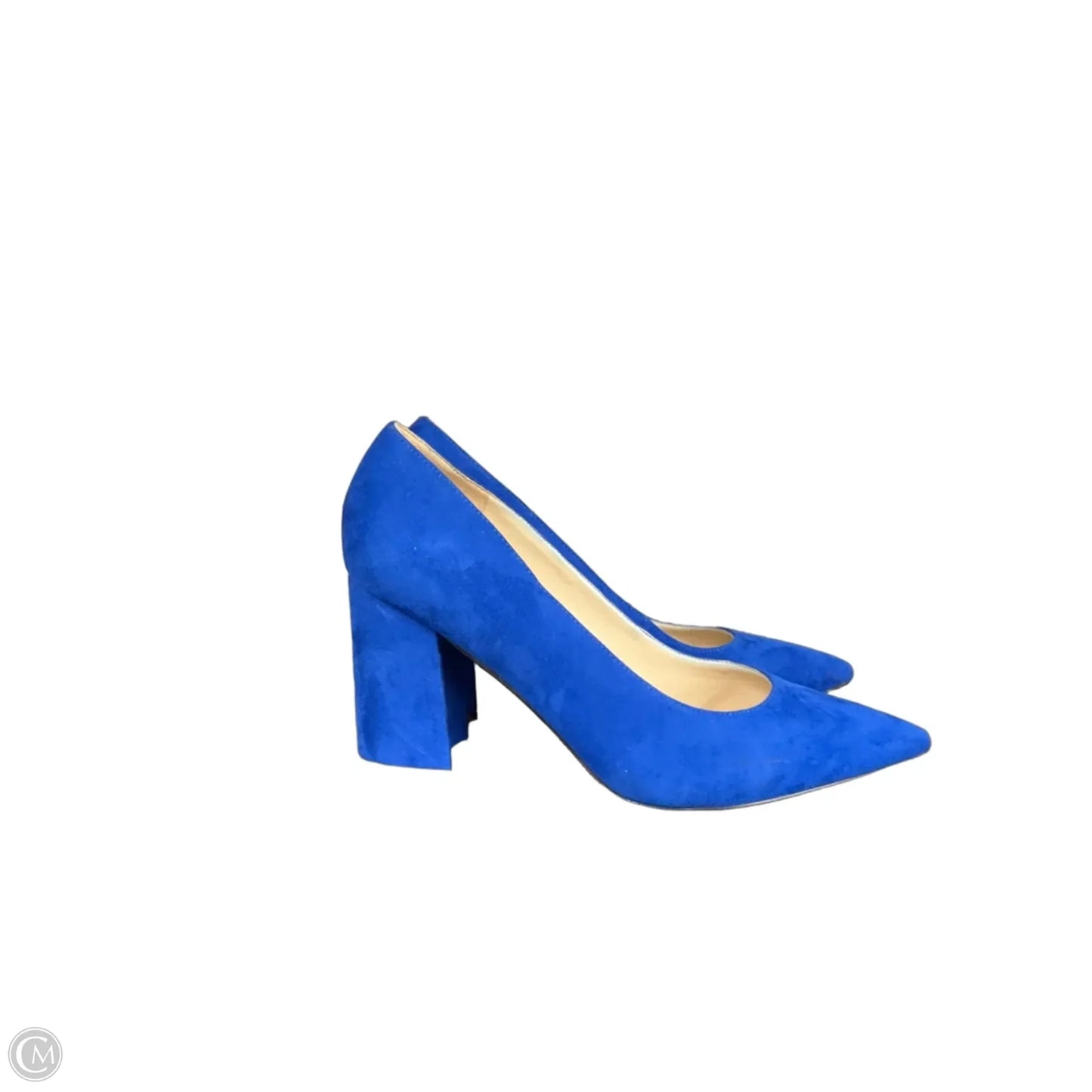 Shoes Heels Block By Nine West In Blue, Size: 11