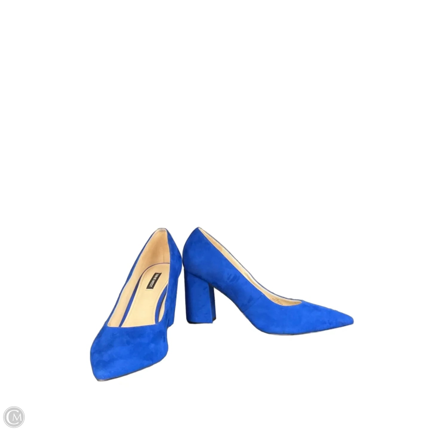 Shoes Heels Block By Nine West In Blue, Size: 11