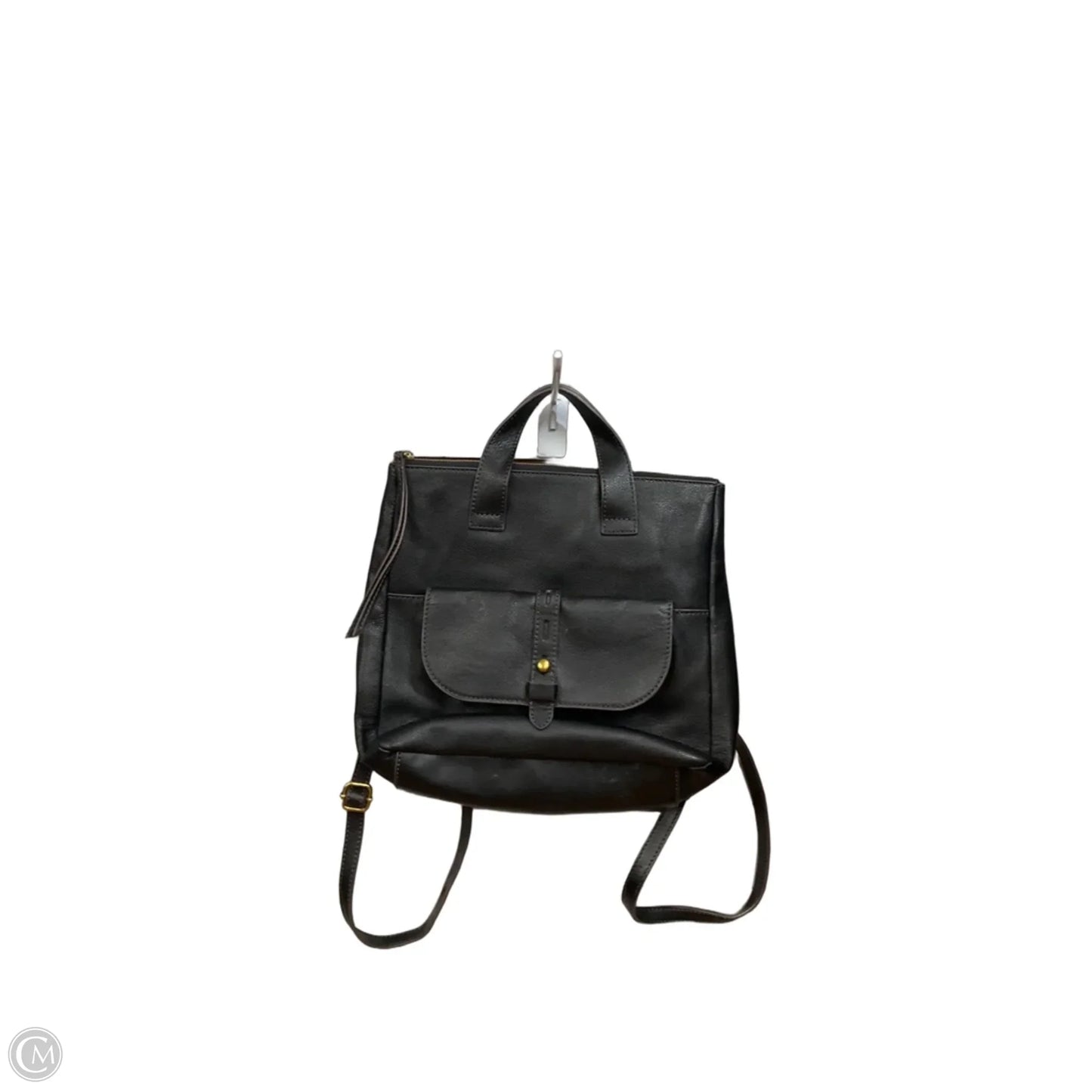 Crossbody Leather By Fossil, Size: Medium