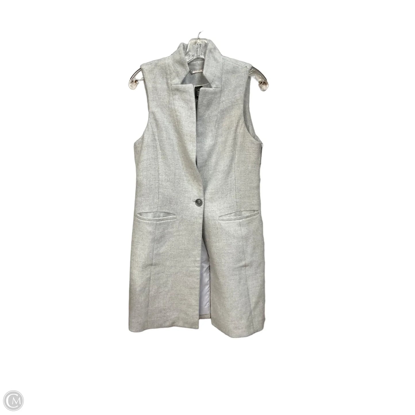 Coat Peacoat By White House Black Market In Grey, Size: Xs