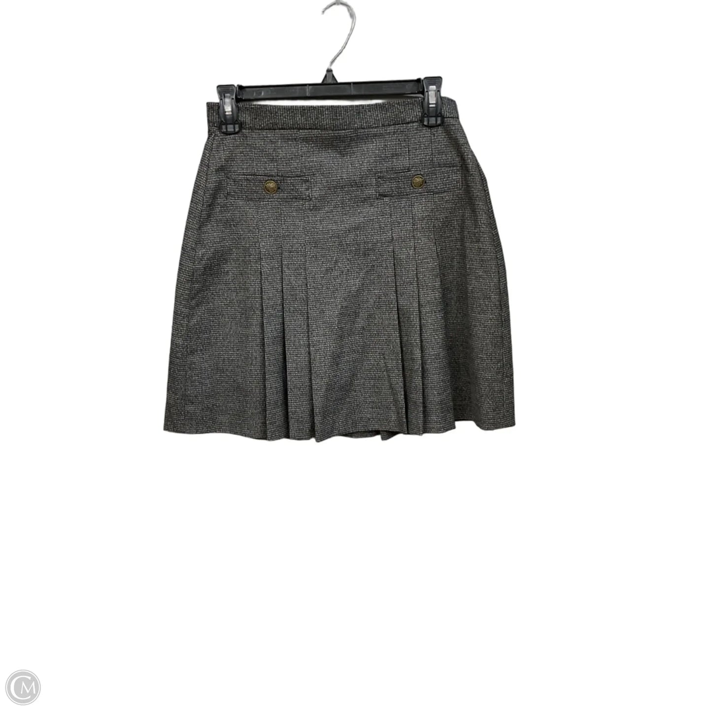 Skirt Mini & Short By Loft In Grey, Size: 2p