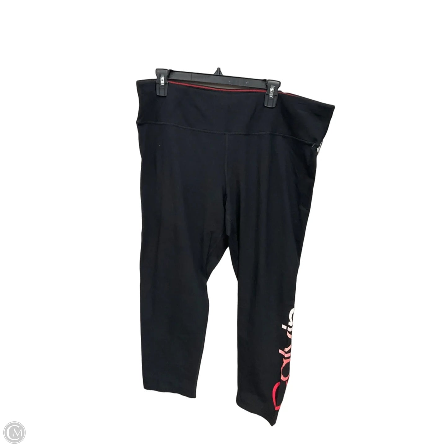 Athletic Leggings By Calvin Klein In Black, Size: 3x
