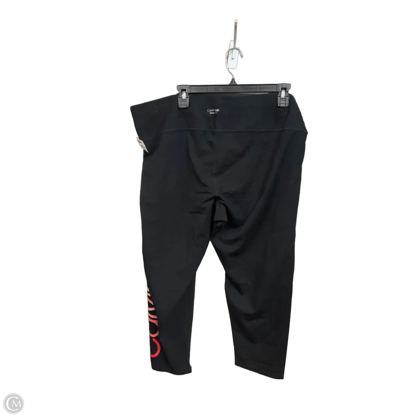 Athletic Leggings By Calvin Klein In Black, Size: 3x