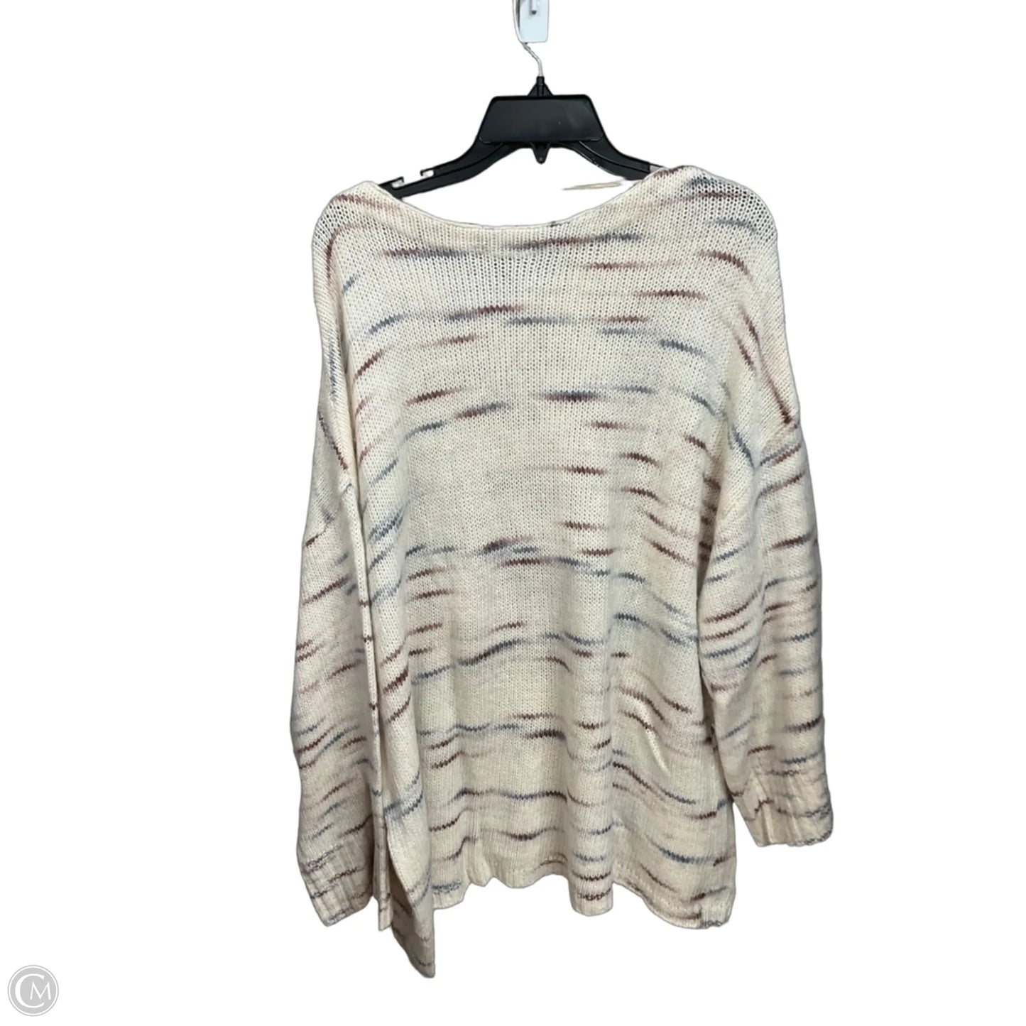 Top 3/4 Sleeve By Democracy In Striped Pattern, Size: 3x