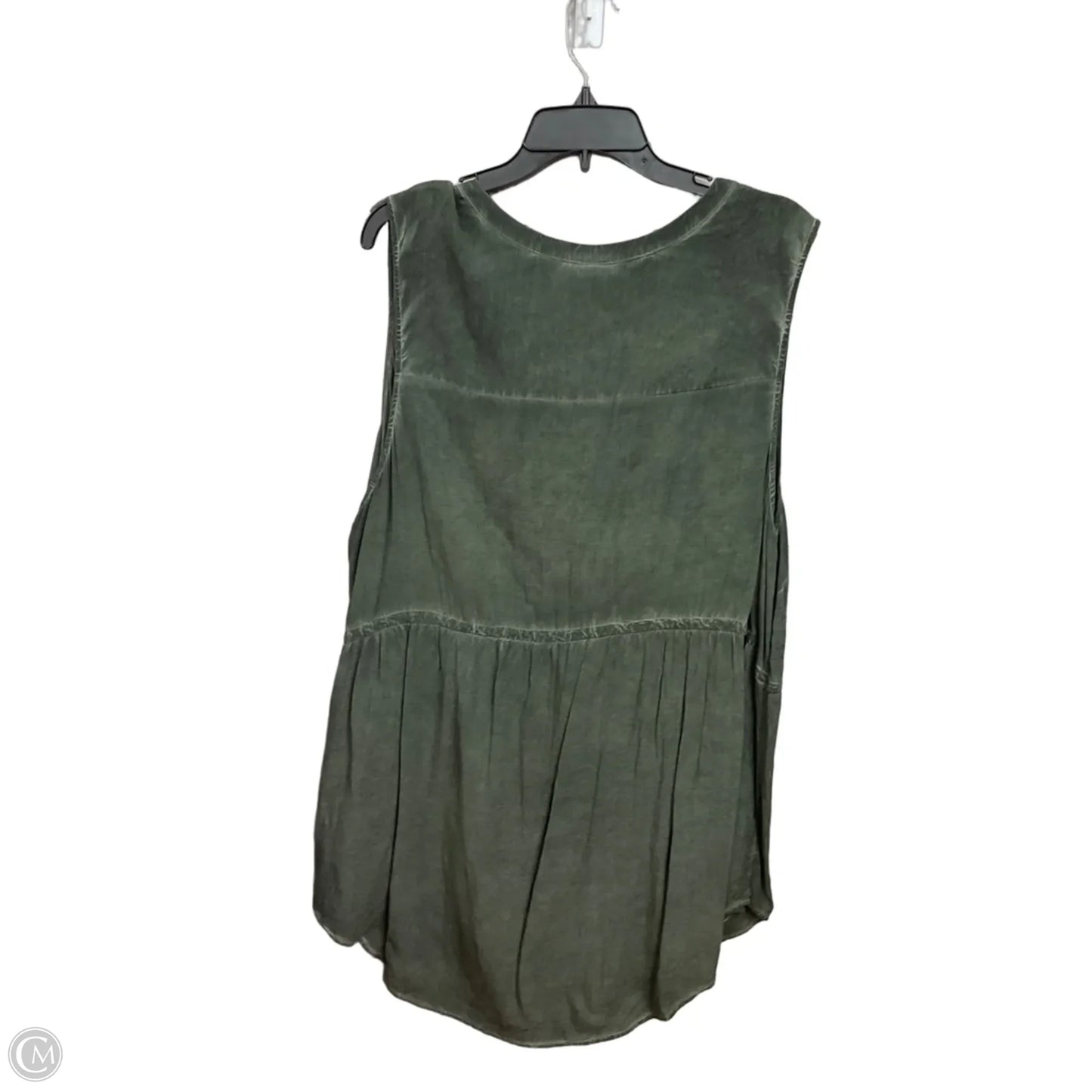 Top Sleeveless By Torrid In Green, Size: 3x