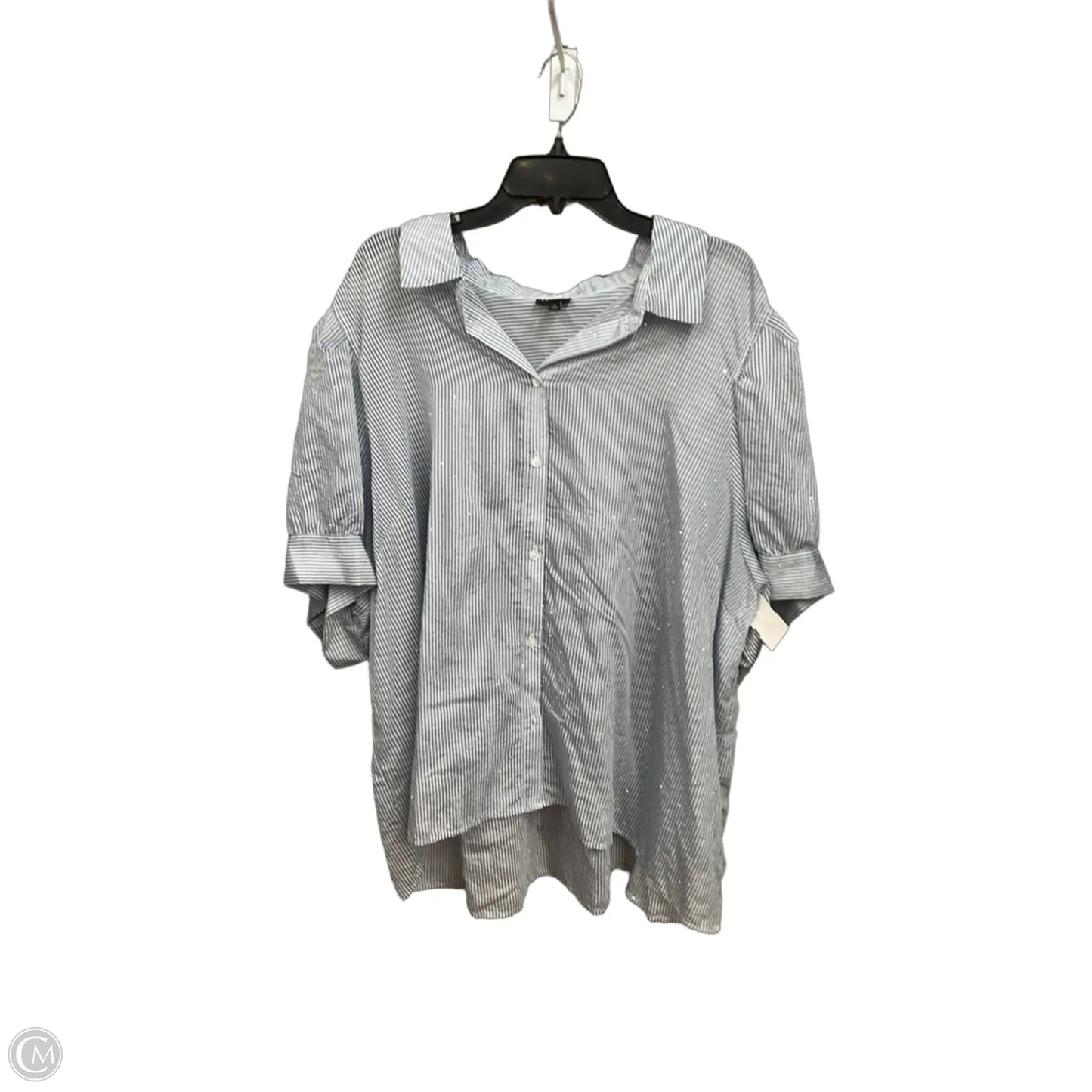 Top Short Sleeve By Torrid In Blue, Size: 4x