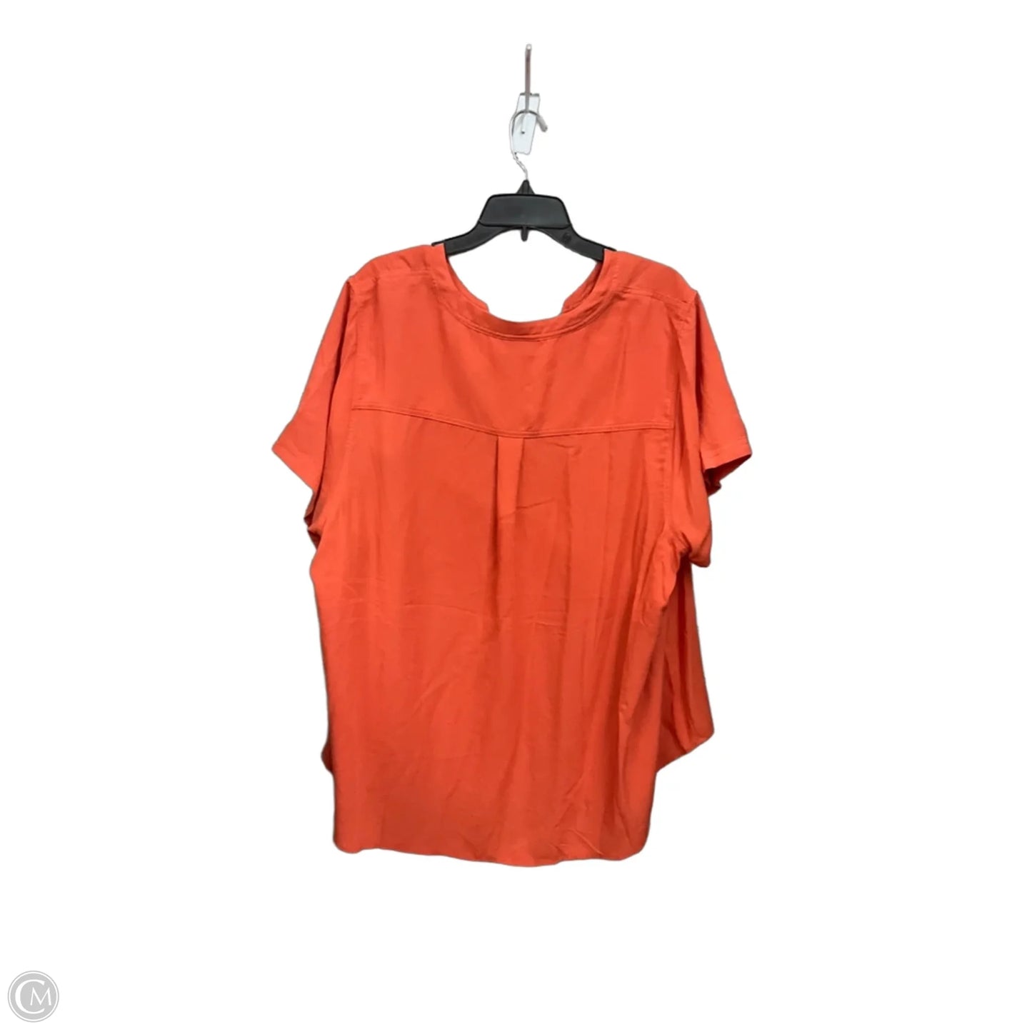 Blouse Short Sleeve By Torrid In Orange, Size: 4x