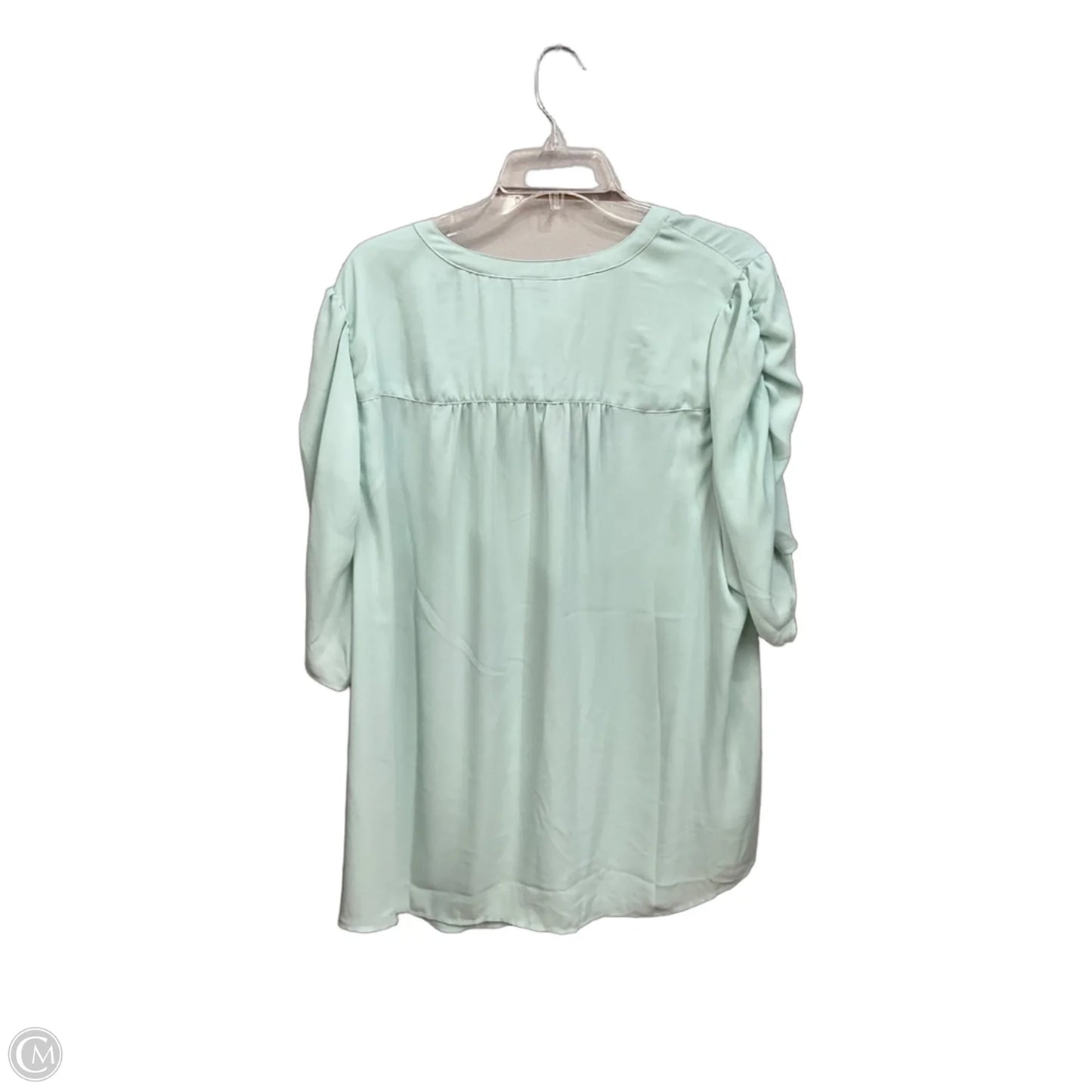 Blouse Short Sleeve By Torrid In Teal, Size: 4x