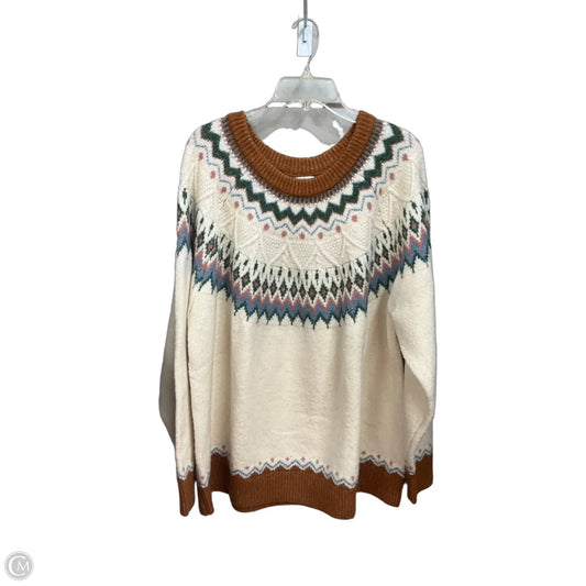 Sweater By Arula In Multi-colored, Size: 3x