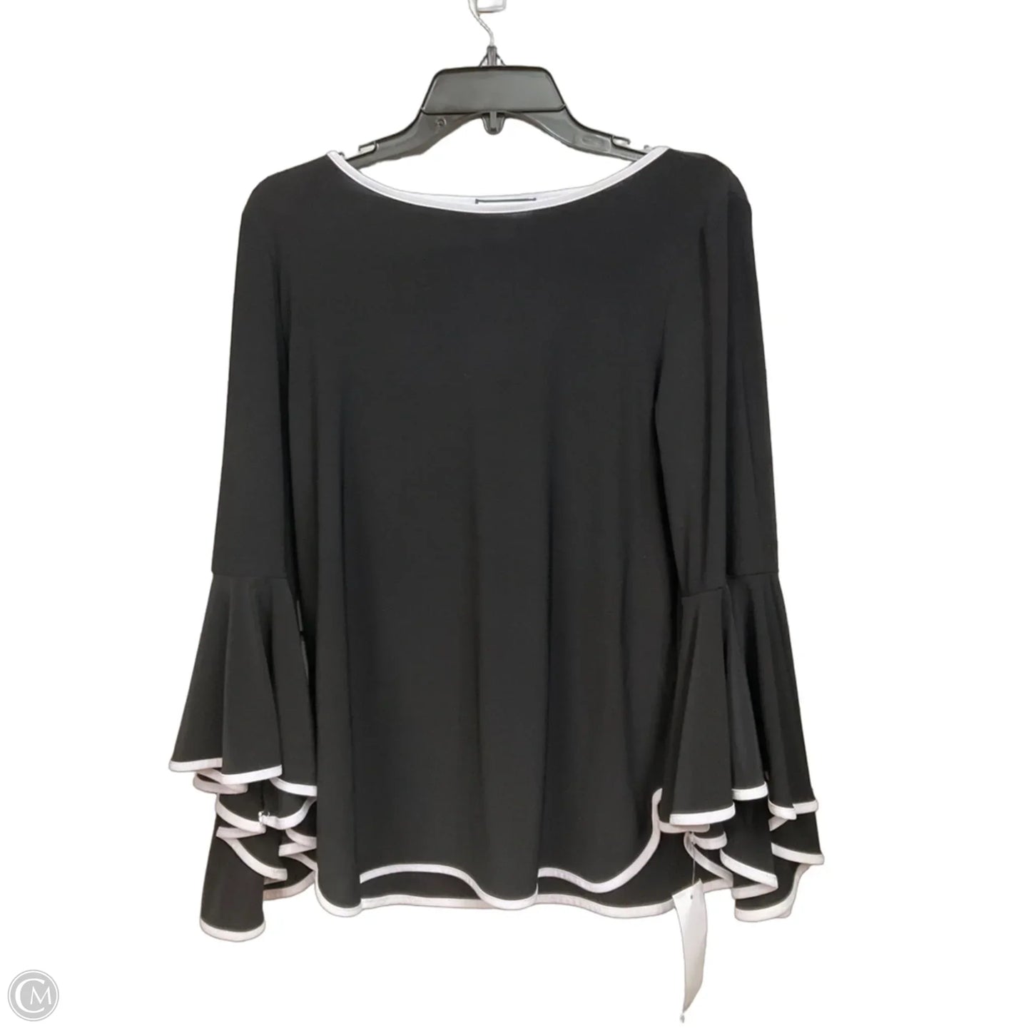 Top Long Sleeve By Sam And Jess In Black, Size: M