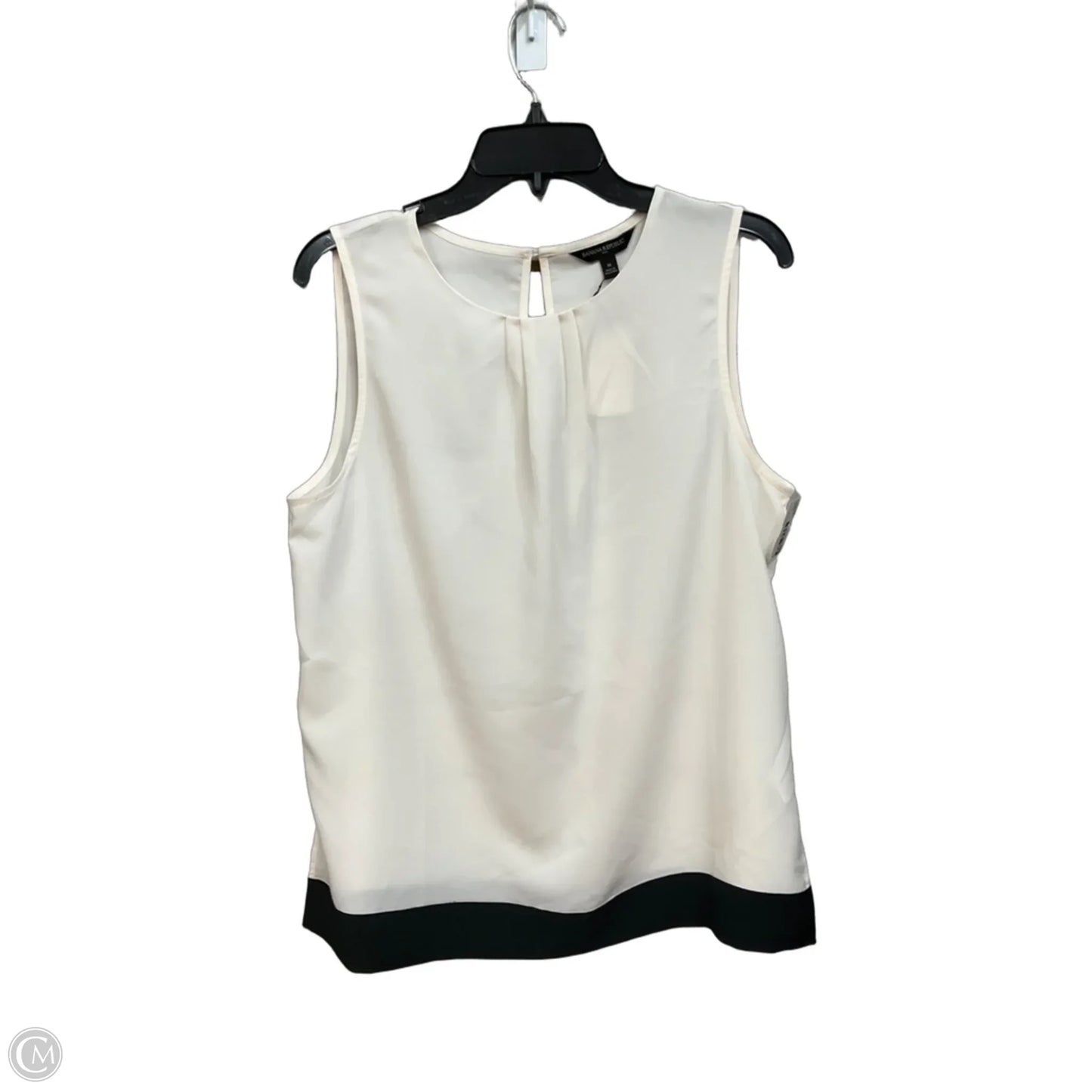 Top Sleeveless By Banana Republic In White, Size: M