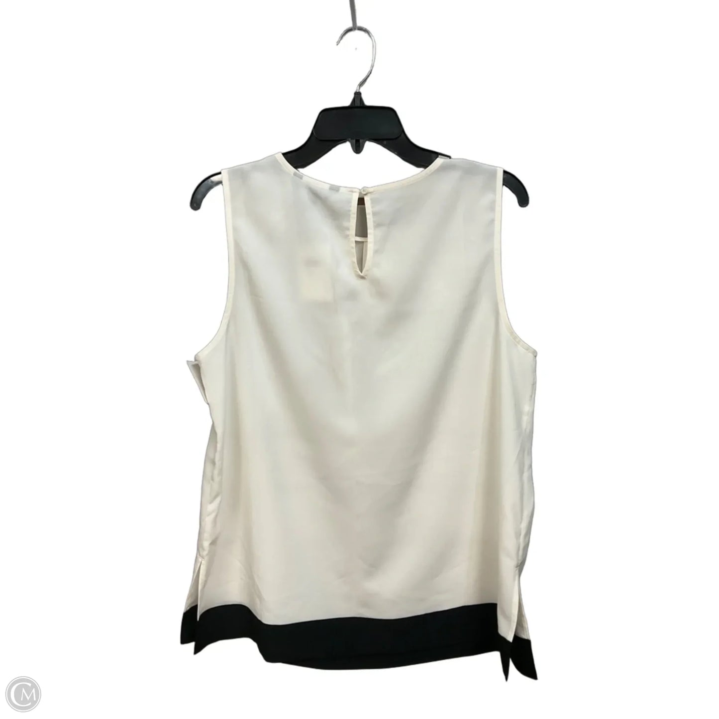 Top Sleeveless By Banana Republic In White, Size: M