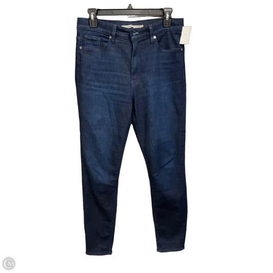 Jeans Skinny By Hudson In Blue Denim, Size: 8