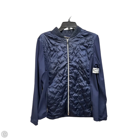 Athletic Jacket By Clothes Mentor In Blue, Size: Xl