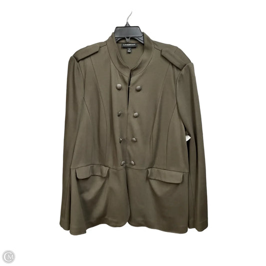 Jacket Other By Lane Bryant In Green, Size: 3x