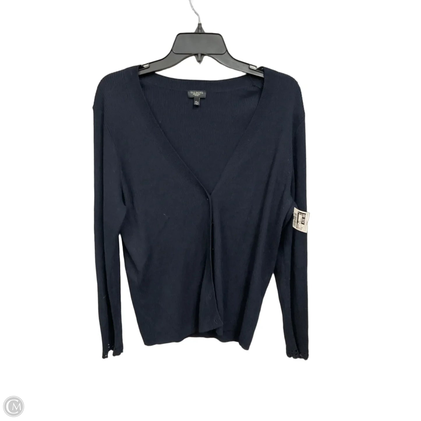 Cardigan By Talbots In Navy, Size: Xl