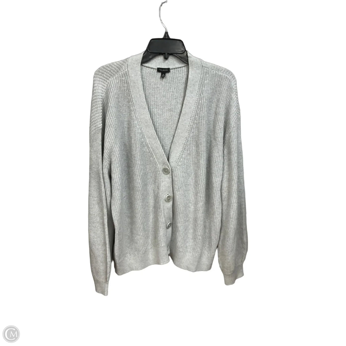 Cardigan By Talbots In Grey, Size: Xl