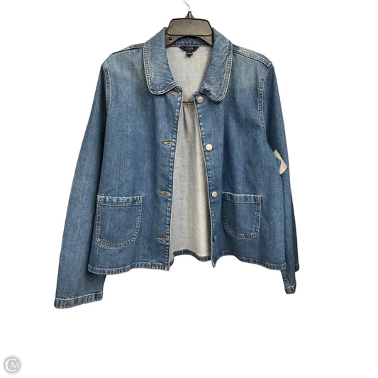 Jacket Denim By J. Crew In Blue Denim, Size: L