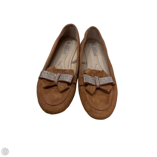 Shoes Flats By Clothes Mentor In Brown, Size: 8