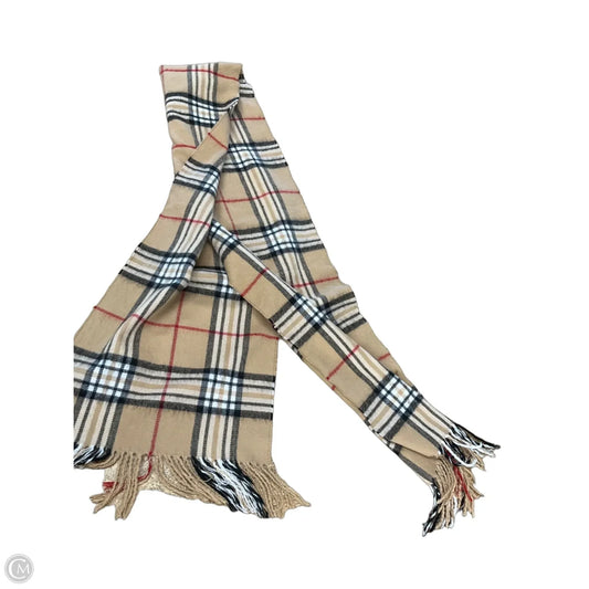 Scarf Winter By Clothes Mentor In Plaid Pattern