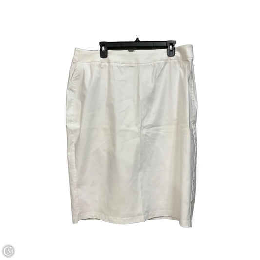 Skirt Maxi By Ashley Stewart In White, Size: 18