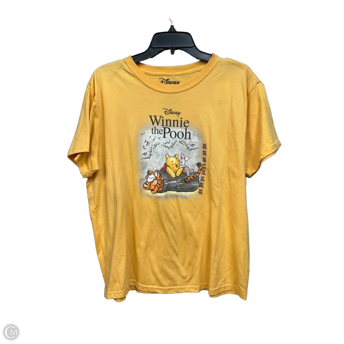 Top Short Sleeve Basic By Disney In Yellow, Size: Xxl
