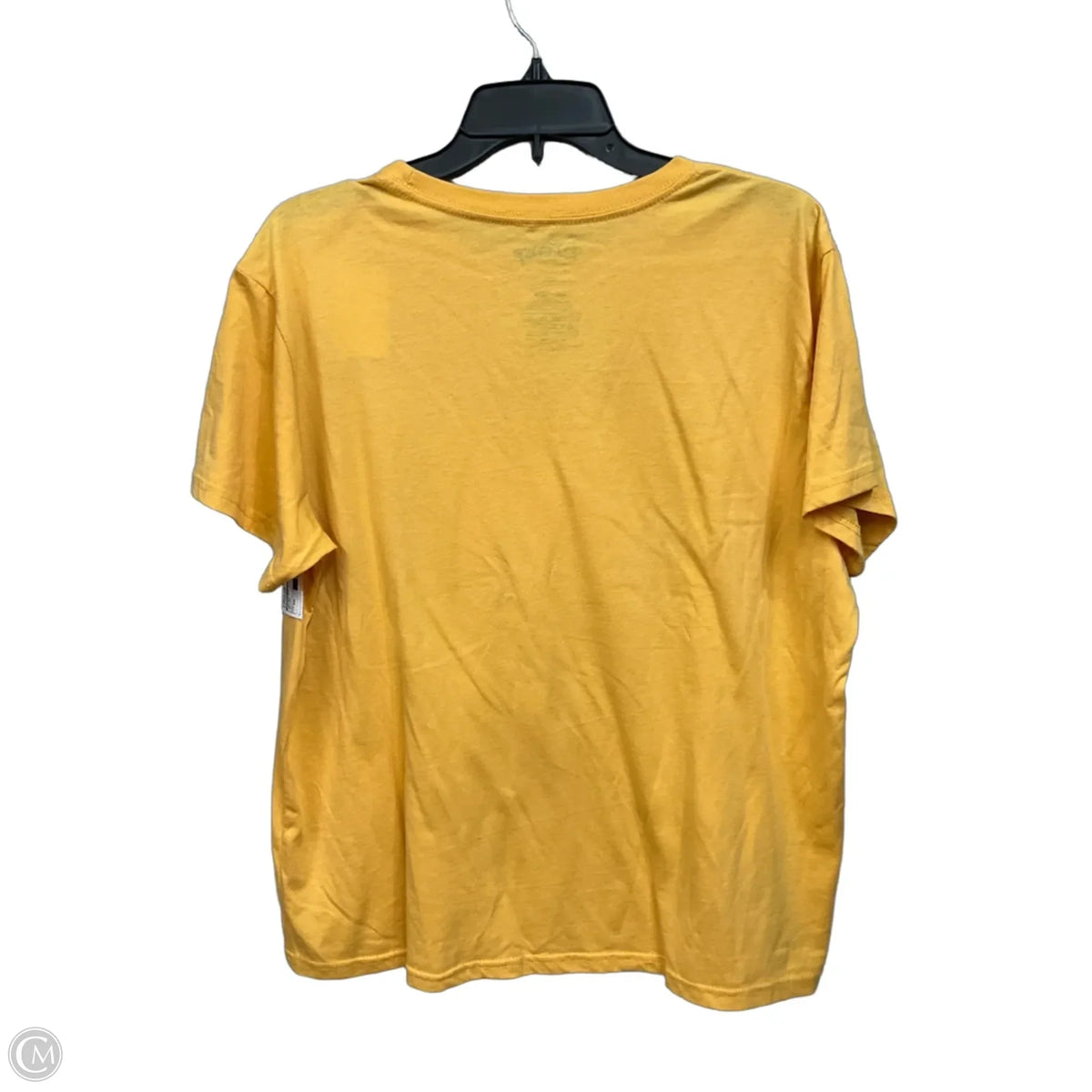 Top Short Sleeve Basic By Disney In Yellow, Size: Xxl