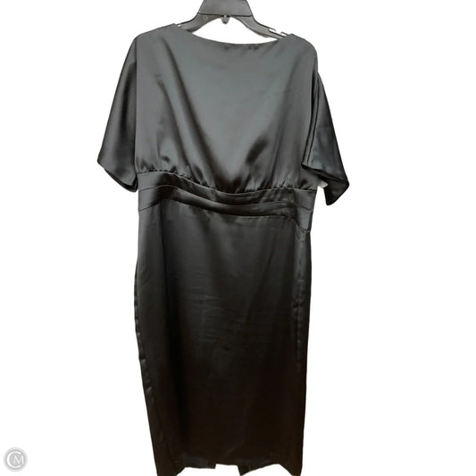 Dress Casual Midi By Eva Mendes In Black, Size: 2x