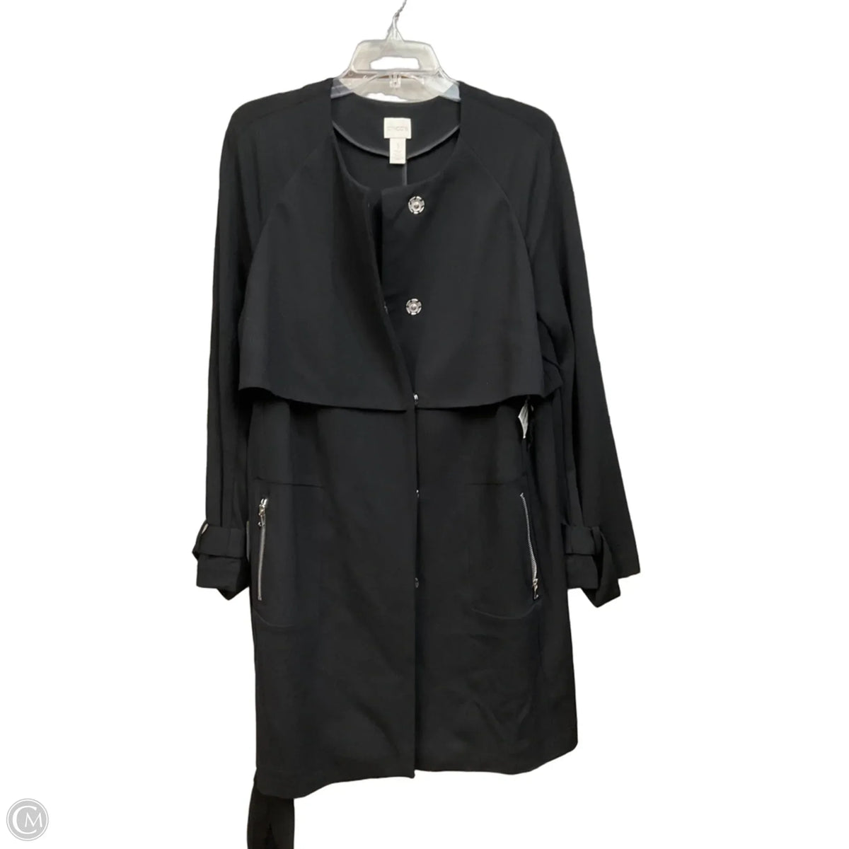 Jacket Other By Chicos In Black, Size: M