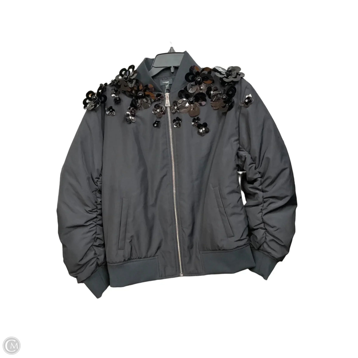 Jacket Puffer & Quilted By Express In Black, Size: S
