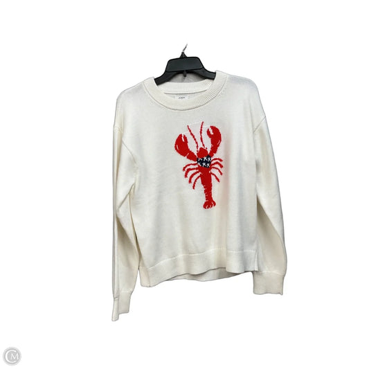 Sweater By J. Crew In Cream, Size: L