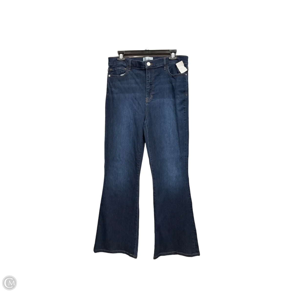 Jeans Flared By Frame In Blue Denim, Size: 12