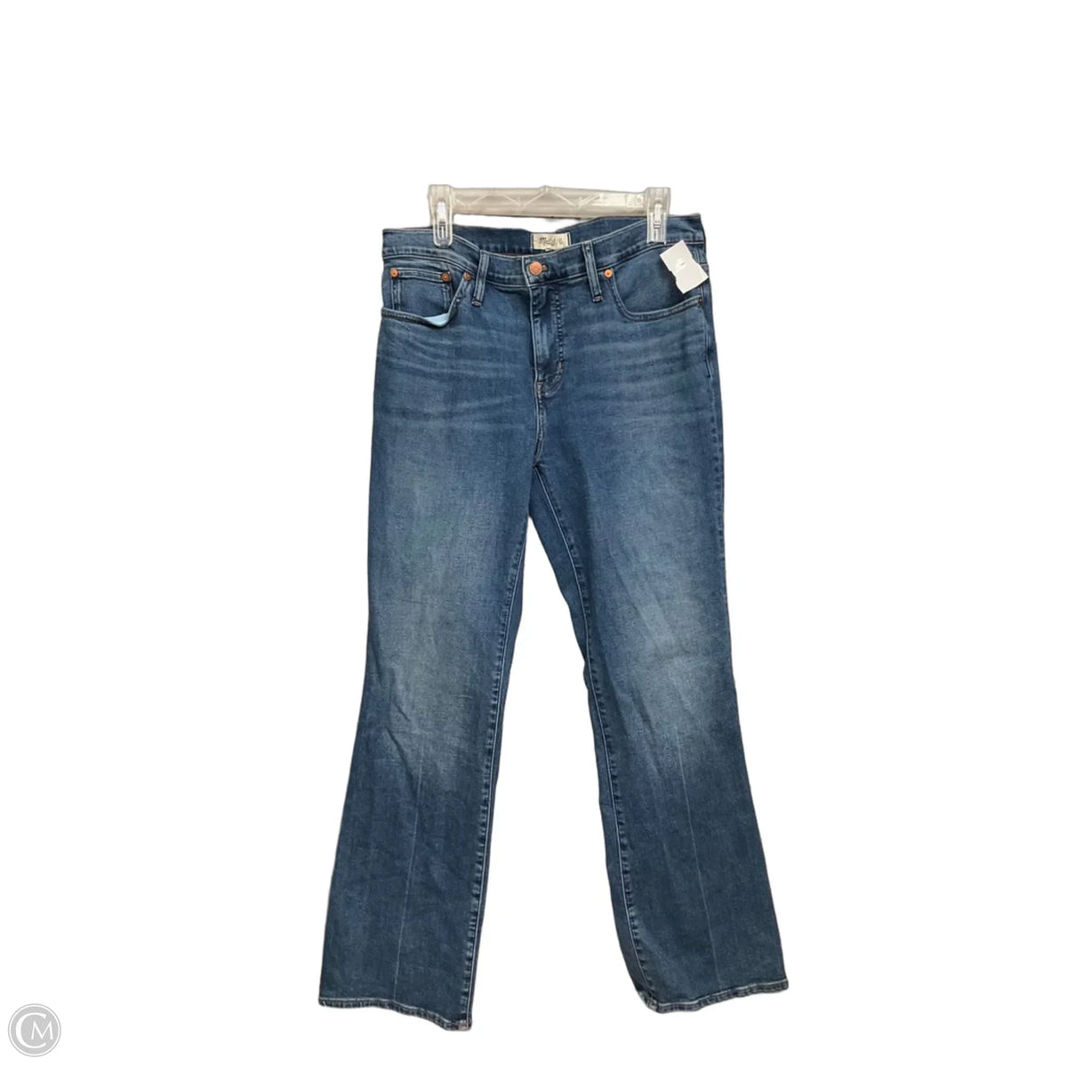 Jeans Flared By Madewell In Blue Denim, Size: 10