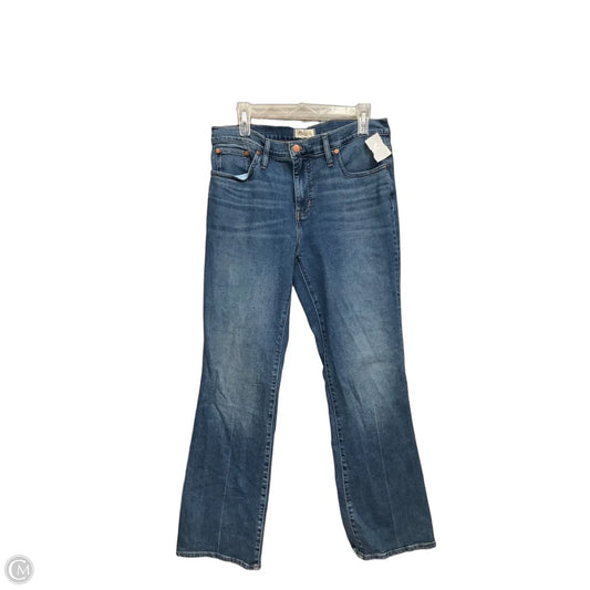 Jeans Flared By Madewell In Blue Denim, Size: 10