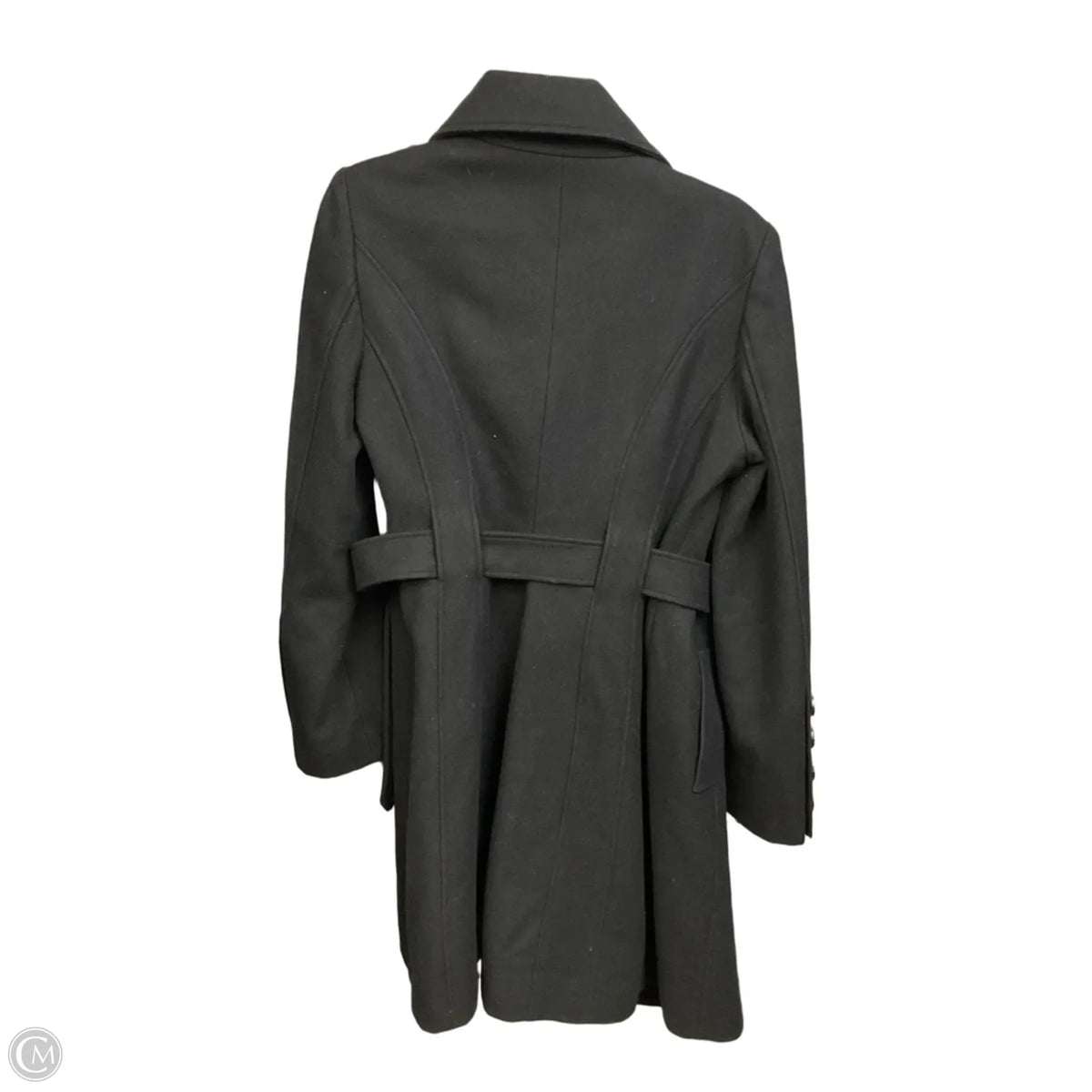 Coat Peacoat By Black Rivet In Black, Size: S