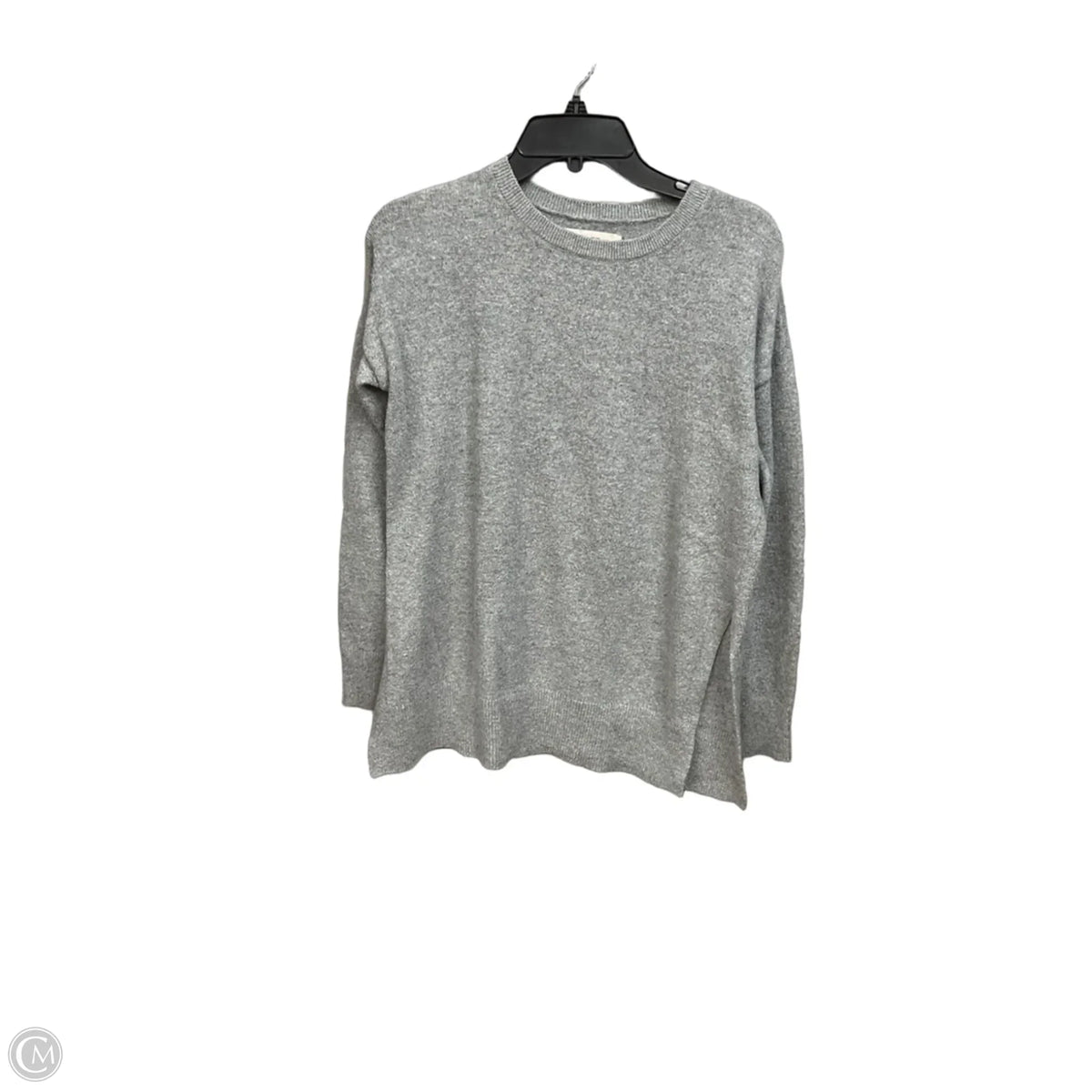 Top Long Sleeve By Loft In Grey, Size: S